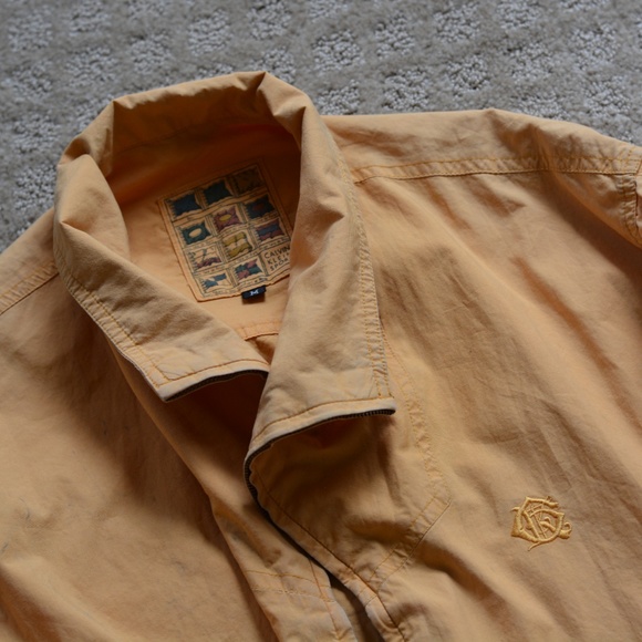 CALVIN KLEIN - 90s Yellow Light Coat - Picture 2 of 3